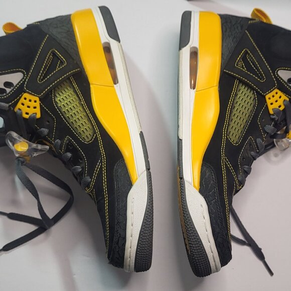Nike Jordan Spizike Black Gold Yellow Grey Size 12 - Picture 3 of 4